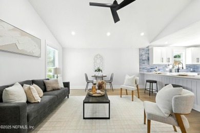 This fully renovated 4-bedroom, 2-bath home blends modern on Jacksonville Beach Golf Course in Florida - for sale on GolfHomes.com, golf home, golf lot