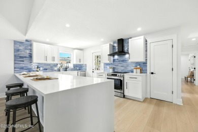 This fully renovated 4-bedroom, 2-bath home blends modern on Jacksonville Beach Golf Course in Florida - for sale on GolfHomes.com, golf home, golf lot