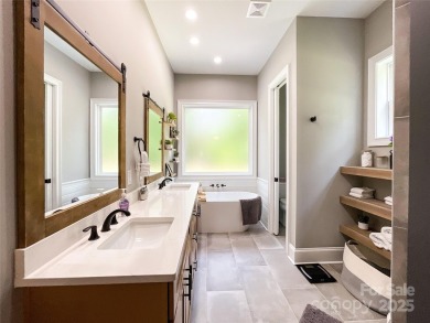 Discover this stunning custom-built farmhouse nestled on 3.27 on Eagle Chase Golf Club in North Carolina - for sale on GolfHomes.com, golf home, golf lot