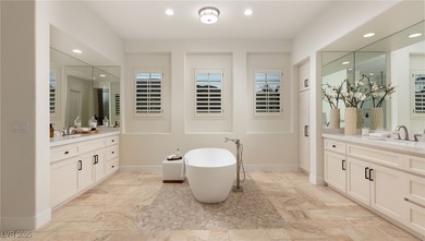 Extensively upgraded in late 2025, this 2-story home in on Red Rock Country Club in Nevada - for sale on GolfHomes.com, golf home, golf lot