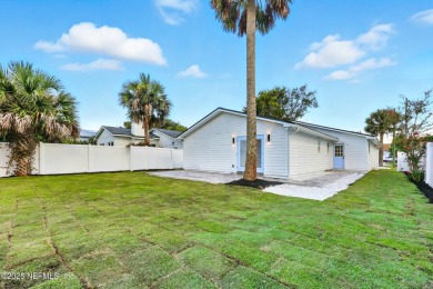 This fully renovated 4-bedroom, 2-bath home blends modern on Jacksonville Beach Golf Course in Florida - for sale on GolfHomes.com, golf home, golf lot