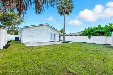 This fully renovated 4-bedroom, 2-bath home blends modern on Jacksonville Beach Golf Course in Florida - for sale on GolfHomes.com, golf home, golf lot