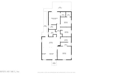 This fully renovated 4-bedroom, 2-bath home blends modern on Jacksonville Beach Golf Course in Florida - for sale on GolfHomes.com, golf home, golf lot