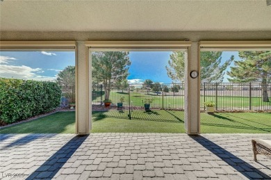 This charming one-story home sits on the golf course with views on Mountain Falls Golf Course in Nevada - for sale on GolfHomes.com, golf home, golf lot