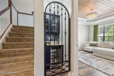 This exquisite 3 story brick-front Tudor spans nearly 4,000 sq on Eagle Landing Golf Club in Florida - for sale on GolfHomes.com, golf home, golf lot