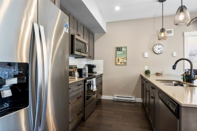 RARE ski in/out, 2 bedroom, 2 bathroom end unit with level entry on Sun Peaks Resort Golf Course in  - for sale on GolfHomes.com, golf home, golf lot