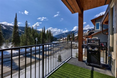RARE ski in/out, 2 bedroom, 2 bathroom end unit with level entry on Sun Peaks Resort Golf Course in  - for sale on GolfHomes.com, golf home, golf lot
