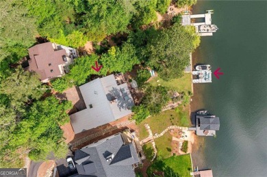 Spacious Contemporary Lake Front Home with Big Water Views and on The Highlands Course at Lake Arrowhead in Georgia - for sale on GolfHomes.com, golf home, golf lot