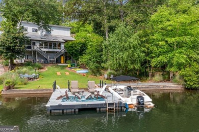 Spacious Contemporary Lake Front Home with Big Water Views and on The Highlands Course at Lake Arrowhead in Georgia - for sale on GolfHomes.com, golf home, golf lot