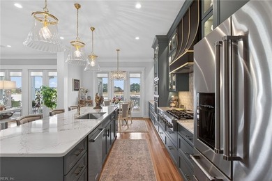 Exquisite 2024 craftsman overlooking the 2nd green of the Broad on The Tradition Golf Club At Broad Bay in Virginia - for sale on GolfHomes.com, golf home, golf lot