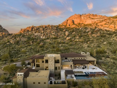 This stunning, newly completed Ranch Hacienda estate nestled on on The Estancia Club in Arizona - for sale on GolfHomes.com, golf home, golf lot
