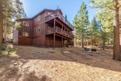 Nestled among the towering trees and just across from the Tahoe on Tahoe Donner Golf Course in California - for sale on GolfHomes.com, golf home, golf lot