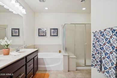 Welcome Home! Fully furnished/turn-key lock n' leave villa on Tuscany Falls At Pebble Creek in Arizona - for sale on GolfHomes.com, golf home, golf lot