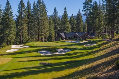 This homesite features a stunning natural rock outcropping on Lahontan Golf Club - Lahontan in California - for sale on GolfHomes.com, golf home, golf lot