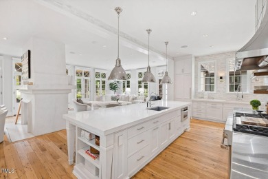This exquisite estate home, a Dixon Kirby masterpiece built in on Chapel Hill Country Club in North Carolina - for sale on GolfHomes.com, golf home, golf lot