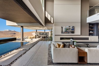 This design pays great attention to the entry procession on Reflection Bay Golf Club in Nevada - for sale on GolfHomes.com, golf home, golf lot