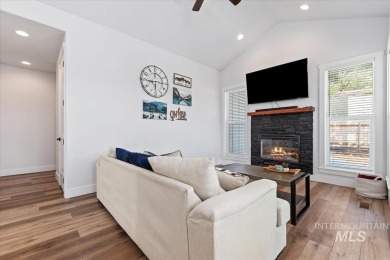 Built in 2023, this fully furnished modern farmhouse is the on Cascade Golf Course in Idaho - for sale on GolfHomes.com, golf home, golf lot