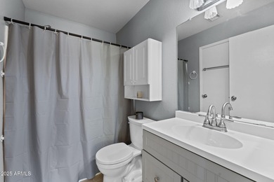 NEW A/C 2024, NEW W/D 2024, NEW FRIDGE 2024! This charming 1-bed on Sun Village Golf Course in Arizona - for sale on GolfHomes.com, golf home, golf lot