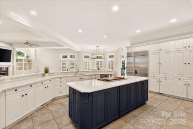 Mediterranean elegance meets luxury living in this stately on TPC at Piper Glen in North Carolina - for sale on GolfHomes.com, golf home, golf lot
