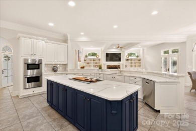 Mediterranean elegance meets luxury living in this stately on TPC at Piper Glen in North Carolina - for sale on GolfHomes.com, golf home, golf lot