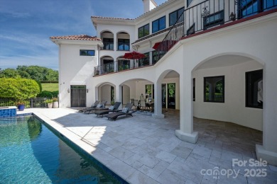 Mediterranean elegance meets luxury living in this stately on TPC at Piper Glen in North Carolina - for sale on GolfHomes.com, golf home, golf lot
