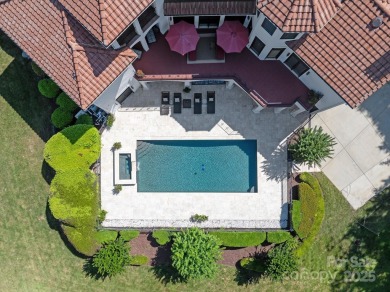 Mediterranean elegance meets luxury living in this stately on TPC at Piper Glen in North Carolina - for sale on GolfHomes.com, golf home, golf lot