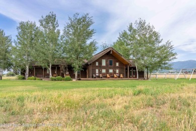 The setting of this Victor estate is magical!   At the end of a on Teton Springs Resort and Club in Idaho - for sale on GolfHomes.com, golf home, golf lot