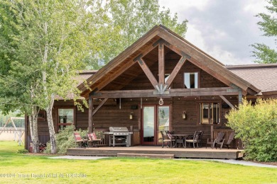 The setting of this Victor estate is magical!   At the end of a on Teton Springs Resort and Club in Idaho - for sale on GolfHomes.com, golf home, golf lot