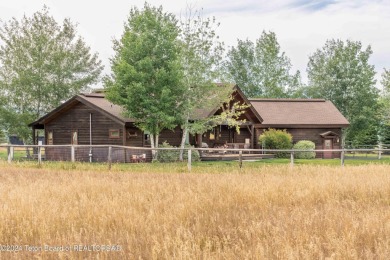The setting of this Victor estate is magical!   At the end of a on Teton Springs Resort and Club in Idaho - for sale on GolfHomes.com, golf home, golf lot