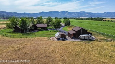 The setting of this Victor estate is magical!   At the end of a on Teton Springs Resort and Club in Idaho - for sale on GolfHomes.com, golf home, golf lot