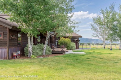 The setting of this Victor estate is magical!   At the end of a on Teton Springs Resort and Club in Idaho - for sale on GolfHomes.com, golf home, golf lot
