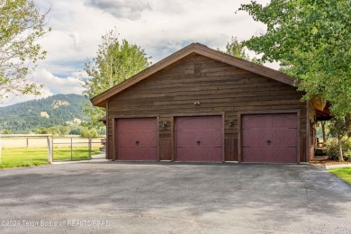 The setting of this Victor estate is magical!   At the end of a on Teton Springs Resort and Club in Idaho - for sale on GolfHomes.com, golf home, golf lot
