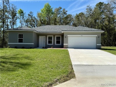 2025 Elegant move in ready home!t New Construction 4 bed/2 bath on Citrus Springs Country Club in Florida - for sale on GolfHomes.com, golf home, golf lot