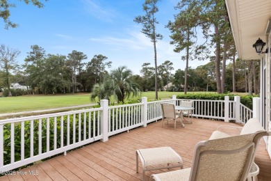 This unique, custom-built home rests on nearly  3/4  of an acre on Lockwood Folly Country Club in North Carolina - for sale on GolfHomes.com, golf home, golf lot