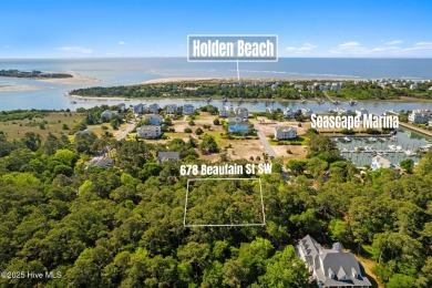 WATERFRONT COMMUNITY! Holden Beach Island is less than 5 miles on Lockwood Folly Country Club in North Carolina - for sale on GolfHomes.com, golf home, golf lot