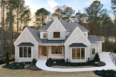 This exquisite home is nestled on the 6th hole of the golf on The Governors Towne Club in Georgia - for sale on GolfHomes.com, golf home, golf lot