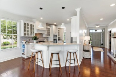 Experience elevated living in this custom-built Cape Cod home on Pete Dye River Course of Virginia Tech in Virginia - for sale on GolfHomes.com, golf home, golf lot