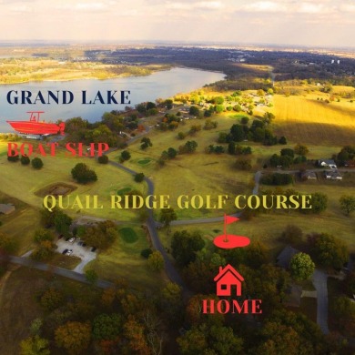 Golf course frontage, Grand Lake views and a boat slip! Wow! on Cherokee Grove Golf Club, Inc in Oklahoma - for sale on GolfHomes.com, golf home, golf lot