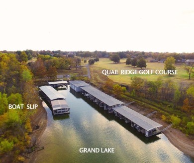 Golf course frontage, Grand Lake views and a boat slip! Wow! on Cherokee Grove Golf Club, Inc in Oklahoma - for sale on GolfHomes.com, golf home, golf lot