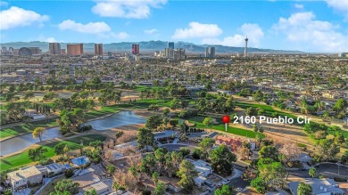 Located on a scenic par 3 of the iconic mid century golf course on Las Vegas National Golf Club in Nevada - for sale on GolfHomes.com, golf home, golf lot