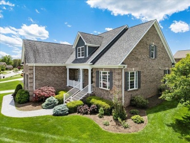 Experience elevated living in this custom-built Cape Cod home on Pete Dye River Course of Virginia Tech in Virginia - for sale on GolfHomes.com, golf home, golf lot