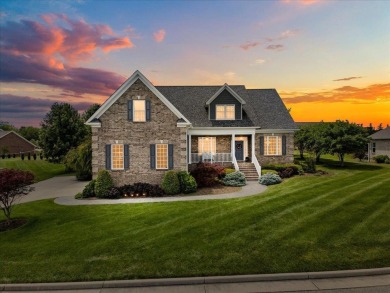 Experience elevated living in this custom-built Cape Cod home on Pete Dye River Course of Virginia Tech in Virginia - for sale on GolfHomes.com, golf home, golf lot