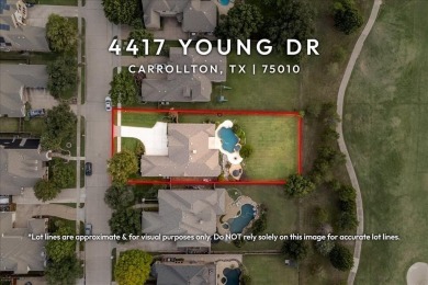 Drop dead gorgeous golf course lot! This rare one-story home on on Coyote Ridge Golf Club in Texas - for sale on GolfHomes.com, golf home, golf lot