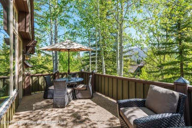 This end unit truly lives like a single-family home, offering on Maroon Creek Club in Colorado - for sale on GolfHomes.com, golf home, golf lot