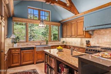 This end unit truly lives like a single-family home, offering on Maroon Creek Club in Colorado - for sale on GolfHomes.com, golf home, golf lot