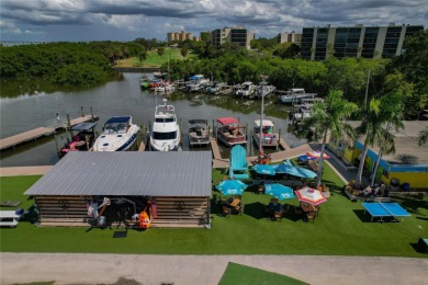 Golf Course. Inside, the living room opens to wide-open water on Cove Cay Country Club in Florida - for sale on GolfHomes.com, golf home, golf lot