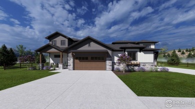 This brand-new luxury paired home at Morning Song captures the on Harmony Golf Club in Colorado - for sale on GolfHomes.com, golf home, golf lot