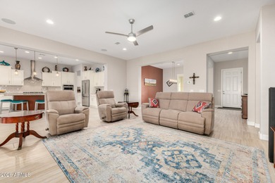 LIVING & LOVING THE ARIZONA DREAM!! This beautiful Endeavor on Poston Butte Golf Club in Arizona - for sale on GolfHomes.com, golf home, golf lot