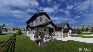 This brand-new luxury paired home at Morning Song captures the on Harmony Golf Club in Colorado - for sale on GolfHomes.com, golf home, golf lot