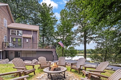 AMAZING CEDAR AND STONE SIDED COLONIAL SMART HOME IN THE on Paupack Hills Golf and Country Club in Pennsylvania - for sale on GolfHomes.com, golf home, golf lot